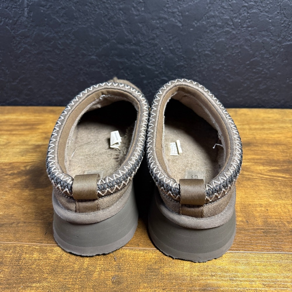UGG Tasman Tazz 1122553 Caribou Suede Platform Slipper Women 8 - Picture 4 of 7